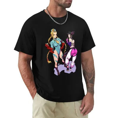 T-shirt Cammy, Juri fanart, T-shirt de sport à haute élasticité