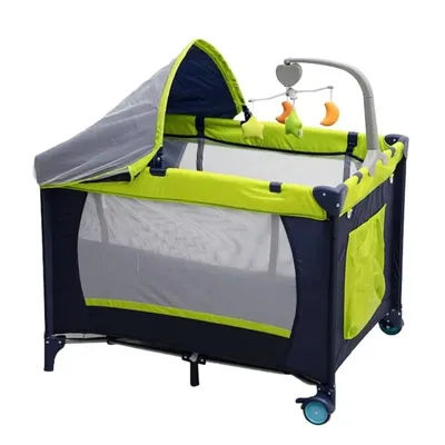 Foldable Bedside Sleeper Baby Bed Cradle Multifunctional Newborn Infant Baby Crib Bed