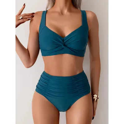 Maillot de bain pour femmes, maillot de bain deux pièces sexy, bikini taille haute
