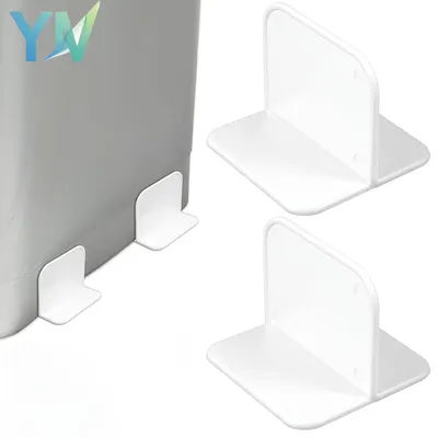 Multi Purpose T Shape Shelf Brackets Furniture Anti Tipping Device No Drill Needed Connectors for Shoe Cabinet Bookcase