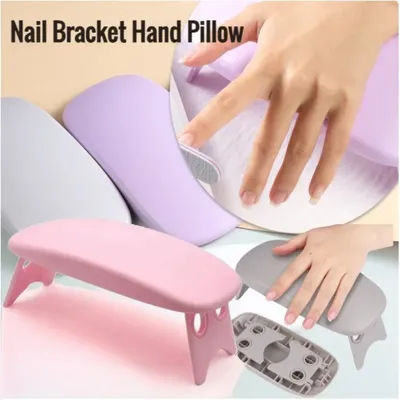 New Nail Hand Pillow Plastic Manicure Bracket Foldable Tripod Hand Pillow Polish Simple Style Support Mat Holder Manicure Tools