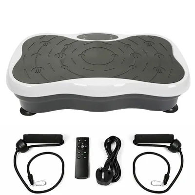 Vibrating Fitness Machine - Body Shaping Machine - Swinging Type for Fat Loss and Body Shaping - With Resistance Band and Remote Control - Home Vertical Vibrating Fitness Machine - With Bluetooth