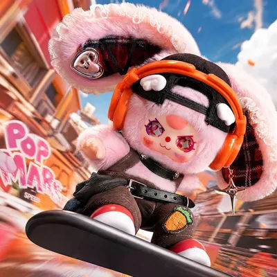 Babythree Go! Youth Series Blindbox Baby-Three Anime Pendants Mystery Box Bunny Vinyl Plush Blindbox Bag Keychain Surprise Toys