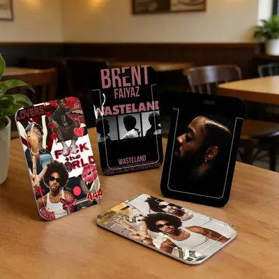 Porte-carte d'identité Singer B-Brent F-Faiyaz avec cordon tour de cou, porte-badge, lanière, porte-clés, étui pour cartes de travail, cadeau