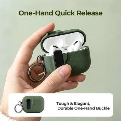 Nouveau pour Airpods 4, coque de protection antichoc avec verrouillage de sécurité et porte-clés pour Airpods Pro 2, 2ème génération, pour étui AirPods Pro
