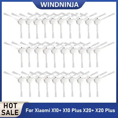 For Xiaomi X10+/X10 Plus/X20+/X20 Plus Anti-Scratch Edge Brushes Parts Side Brush Robot Vacuum Cleaner Accessories Replacement