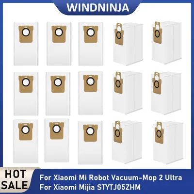 For Xiaomi Mi Robot Vacuum Mop 2 Ultra Mijia STYTJ05ZHM Robot Vacuum Cleaner Accessories Disposable Dust Bags Parts Replacement