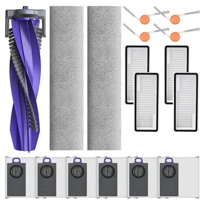 A74G-For NARWAL FLOW 2 Robot Vacuum 18 Pcs Accessories Kit- Complete Cleaning Solution Included