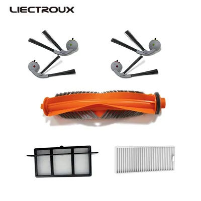 (For T9 ) Liectroux Original Mop for Robot Vacuum Cleaner T9，Rubber Brush,Side Brush,HEPA ,Primary filter