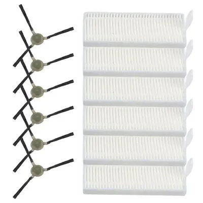 Replacement Parts 6Set Filters Side Brush For Lefant M330/M330 Pro Robot Vacuum Cleaner Home Cleaning Tools