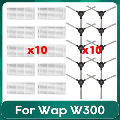 Compatible For WAP ROBOT W300 Robot Vacuums Side Brush Hepa Filter Accessory Spare Part Replacement