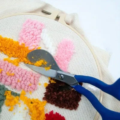 Duckbill Shears Duckbill Applique Scissors for Carpet Pile Carpet Punch Duckbill Scissors Tufted Carpet Wool Poke Needlepoint