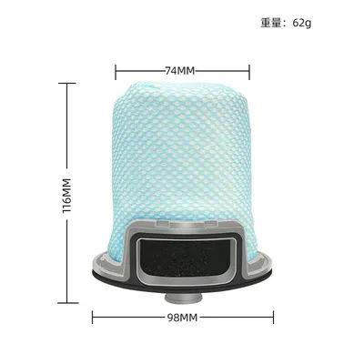 Compatible with Pre Filters for Roborock S7, S7+, S7 MaxV Plus, S7 MaxV Ultra, T7S, T7S Plus, G10 Robotic Vacuum Cleaners