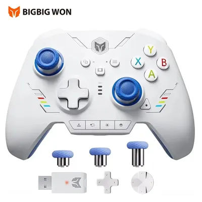 BIGBIG WON Rainbow 2 SE Wireless Bluetooth Game Controller For PC/Switch/ANDROID/IOS Mobile Phone,ALPS Joystick,Hall Triggers