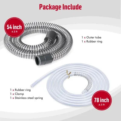 Flexible Extension Hose For Hoover CleanSlate FH14000 Vax SpotWash CDCW-CSXS CDSW Carpet Spot Cleaner Inner Outer Tube Kit