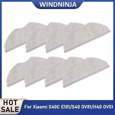 Washable Mop Cloth Accessories For Xiaomi S40 OV81/H40 OV51/S40C E101 Robot Vacuum Cleaner Mop Pads Spare PartsReplacement