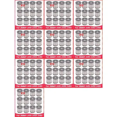 BAAR-120PCS Vacuum Filter Kit For JIMMY JV51 JV53 JV83 Robot Vacuum Cleaner Filters Replacement Parts