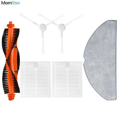 Accessories For Xiaomi Robot Vacuum E10 / E10C / E12 / 3C+ Vacuum Cleaner Spare Parts Replacement Kit Main Brush Filter Mop Pad