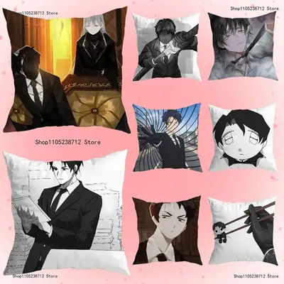 Game L-Library Of R-RuinaS R-Roland Anime Pillow Case Anti-dustmite Pillowcase Invisible zipper silky plush Sofa cushion cover