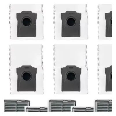 Replacement Parts For Mova E40 Ultra Robot Vacuum, 1 Main Brush, 8 HEPA Filters, Mop Pads, Side Brushes, Dust Bags,