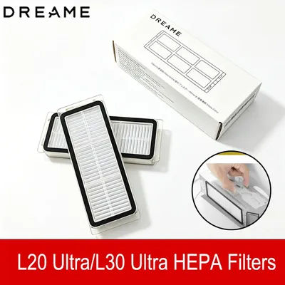 Original Dreame Filter L20 Ultra HEPA Filter Parts L30 Ultra / X20 / Robot Vacuum Cleaner HEPA Filter Accessories