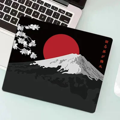 Tapis de souris Kawaii Sakura Sun, tapis de bureau pour clavier, tapis de souris à fleurs, accessoires de jeu, décoration pour petits joueurs, gamer PC ﻿