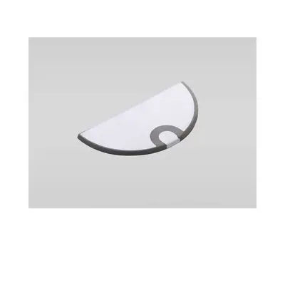 Plaque céramique piézoélectrique ultrasonique semi-circulaire pour moniteur cardiaque fœtal, transducteur PZT, 5 pièces