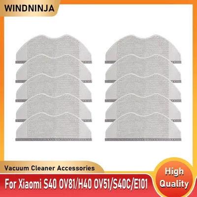 Robot Mop Cloth Accessories Compatible for Xiaomi S40 OV81/ H40 OV51 /S40C E101 Robot Vacuum Cleaner Replacement Accessory Part