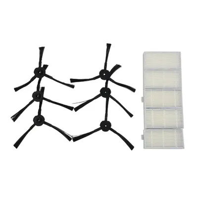 Side Brush+Filter Kit For Lidl For SilverCrest SSR 3000 A1 Robotic Vacuum Cleaner Spare Parts Replacement Accessories