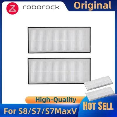 Original Roborock S8 Washable HEPA Filter Accessories For Roborock S8 Pro Ultra/S7/S7MAXV/S8+ Robot Vacuum Cleaner Spare Parts