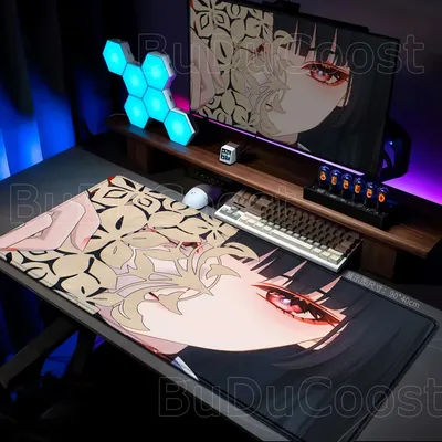 Kawaii PC Wuthering Waves Chisa grand tapis de souris joueur de jeu clavier tapis e-sports bureau mignon tapis de bureau tapis de sol Anime tapis de souris