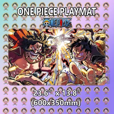 Tapis de jeu One Piece OPCG Luffy Zoro Chopper Anime TCG, tapis de jeu de cartes, tapis de souris antidérapant, grand tapis de bureau, tapis de clavier, cadeau de bureau
