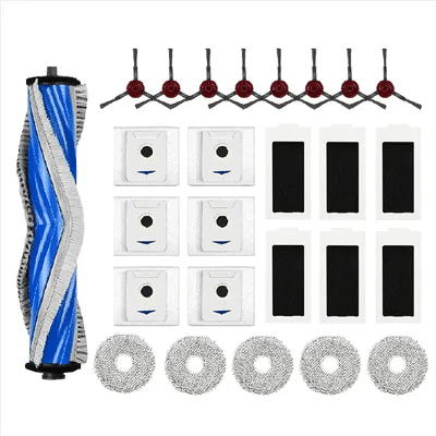 A88E-Robot Vacuum Cleaner Roller Brush Filters Cloths Side Brushes Dust Bags Robot Vacuum Cleaner Accessory Set