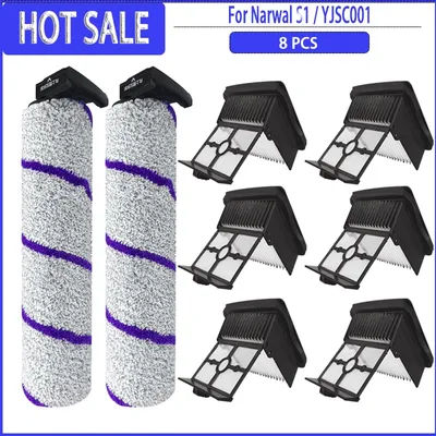 Narwal S1 / YJSC001 Robot Vacuums Main Roller Brush Hepa Filter Spare Part Replacement Accessory Attachment