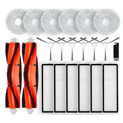 【RECOMENDAR】Accessories For Robot Vacuum X10+ X20 B101GL- Main Side Brush, Hepa Filter, Dust Bag, Rag Mop(21Pcs) Spare Pa