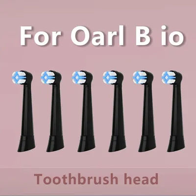 Têtes de brosse de remplacement compatibles avec la série Oral-B IO, poils doux en DuPont pour brosse à dents électrique IO 2.