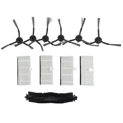 Side Brush Filter Kit Parts Replace Replacement Roller Vacuum Cleaner Practical Use For IHome Self Empty Robot