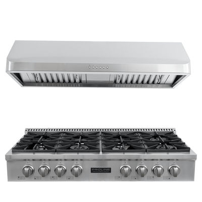 Proline 48" All-Gas Range + Hood Bundle | Save 10%