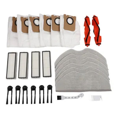 HEPA Filter Set Robot Vacuum Parts Side Brush HEPA Filter Mop Cloth Cleaning Brush As Shown For Xiaomi for h40 OV51