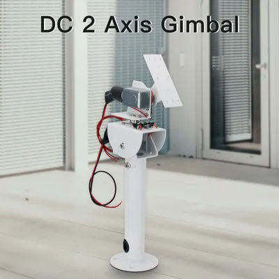 Official Accessory for Dual Axis Solar Tracker DC 2 Axis Gimbal for Controller Solar Tracking System Monitoring