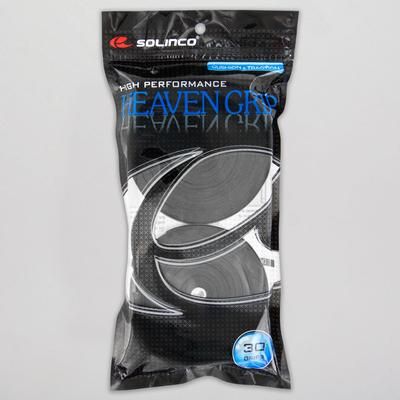 Solinco Heaven Overgrips 30 Pack Tennis Overgrips Gray