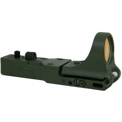 C-MORE SlideRide Red Dot Sight w/Standard Switch Olive Drab Green 4 MOA SROD-4