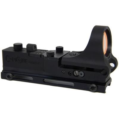 C-MORE Tactical Railway Red Dot Sight w/Click Switch Aluminum 2 MOA ATRW-2