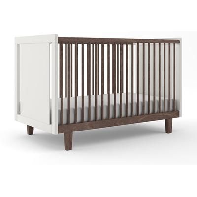 Oeuf Rhea Crib - White/Walnut