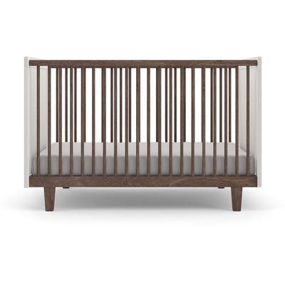 Oeuf Rhea Crib - White/Walnut