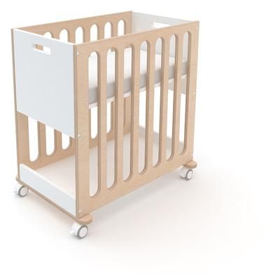 Oeuf Fawn 2-in-1 Crib System - White/Birch