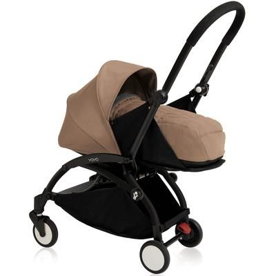 Babyzen 2018 Yoyo+ 0+ Newborn Compact Stroller - Black / Taupe