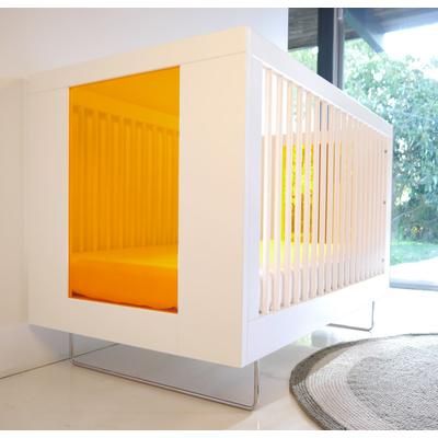 Spot On Square Alto Crib - Tangerine Acrylic