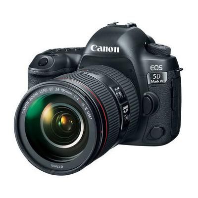 Canon EOS 5D Mark IV DSLR Camera with 24-105mm f/4L II Lens 1483C010