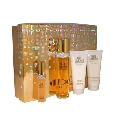 White Diamonds 4 Piece Set for Women Standard Eau De Toilette for Women